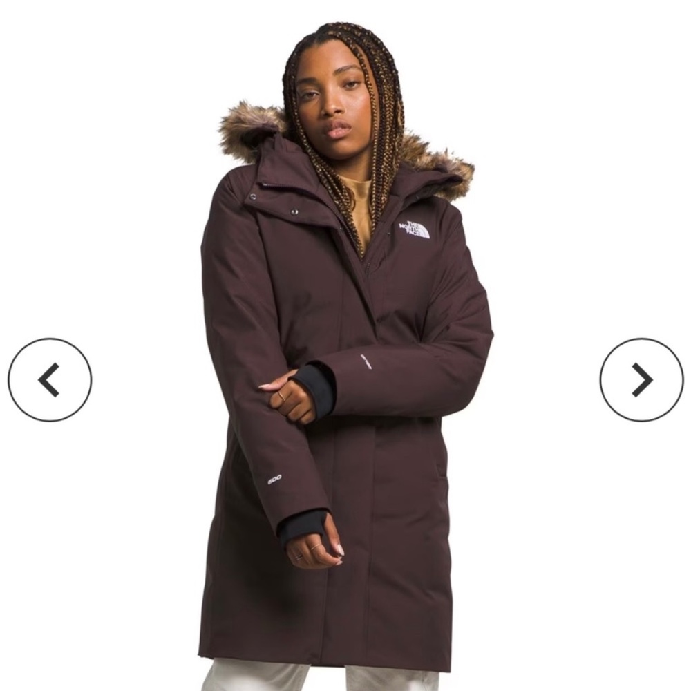 Women’s North Face goose down puffer coat
